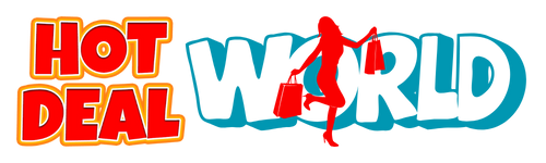 Hot deal world logo